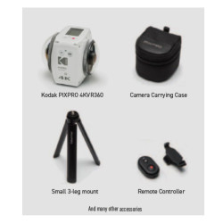 Action cam Kodak PixPro 4KVR360 Adventure Pack