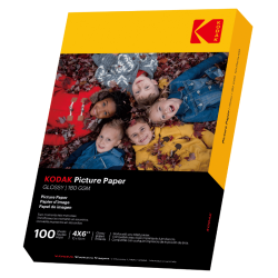 Fotopapier Kodak 180gsm 10x15cm - 100 Blatt