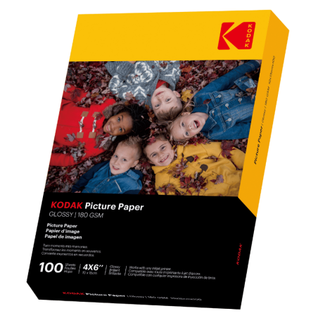 Picture Paper Kodak 180gsm 10x15cm - 100 sheets