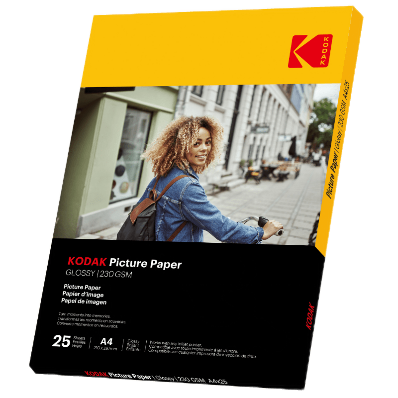 Carta fotografica Kodak 230 g/m² A4 25 fogli - Sito ufficiale Kodak