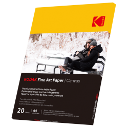 Fine Art Paper Canvas Kodak 230gsm A4 - 20 sheets