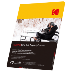 Papier Fine Art Kodak Paper Canvas 230gsm A4 20 feuilles