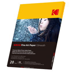 Papier Fine Art Kodak Paper Smooth 230gsm A4 - 20 feuilles