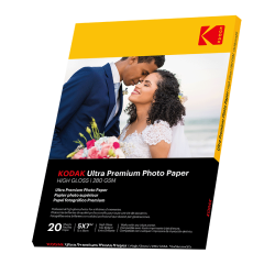 Kodak 2 Paquets Papier Photo Brillant A4 - Blanc - Prix pas cher