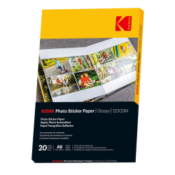 Sticker Paper Kodak 120gsm 10x15cm - 20 sheets