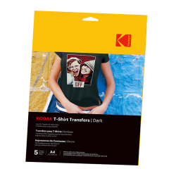 Dunkles Textilpapier für T-Shirt Transfers Kodak