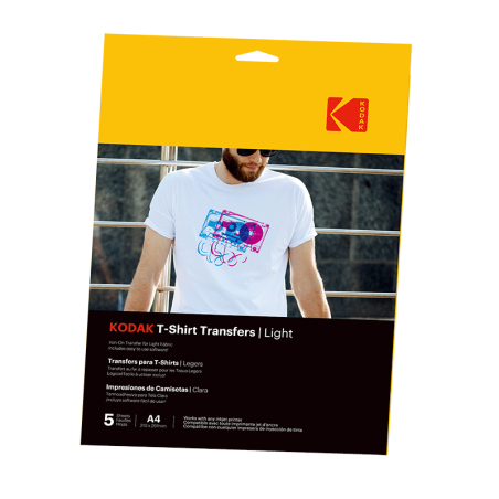 Papier transfert textile clair t-shirt