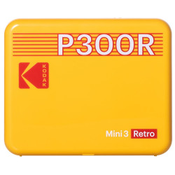 Refurbished Portable Photo Printer Kodak mini 3 retro P300R - Square format printing (7.6 x 7.6 cm)