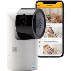 Videocamera baby monitor connessa ricondizionata Kodak Cherish C525P (Solo videocamera)