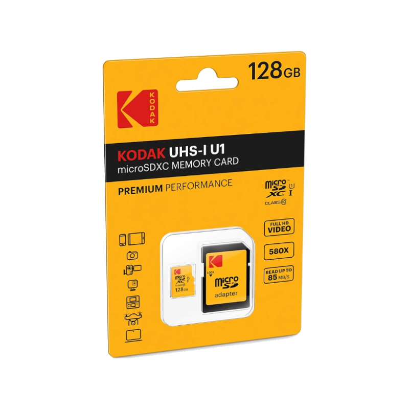 Memory card Micro SDXC KODAK 128GB - CLASSE 10