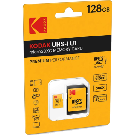 KODAK Micro SDXC-Speicherkarte 128 GB - CLASS 10