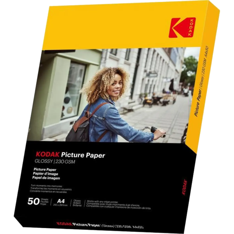 Carta fotografica Kodak 230 g/m² A4 50 fogli - Sito ufficiale Kodak