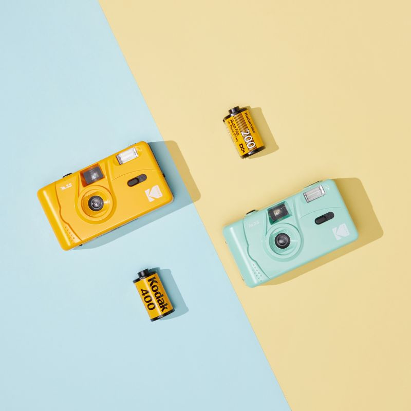 Kodak M35 - Appareil photo à pellicule - réutilisable - 35mm - objectif :  31 mm - vert menthe - appareil photo instantanée - Photo Instantanée -  Matériel Informatique High Tech
