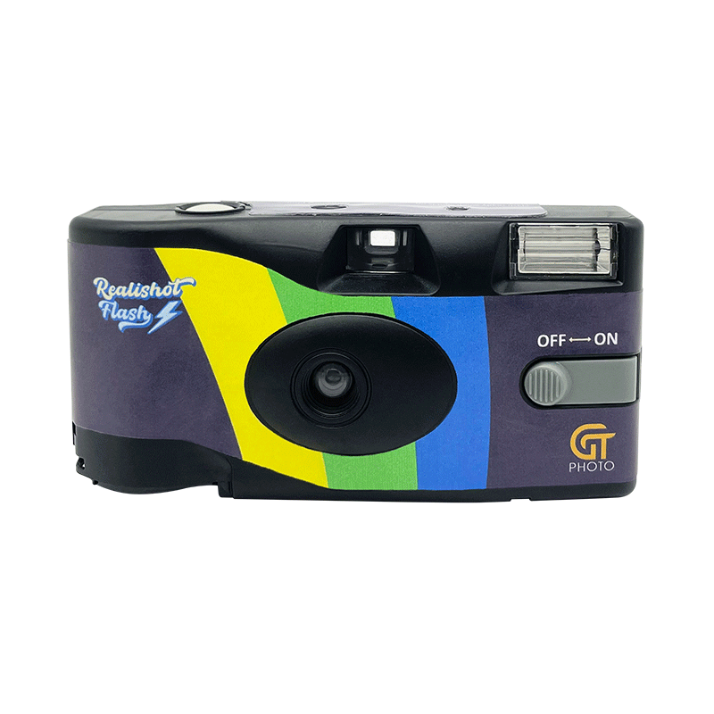 Realishot Flash – Einwegkamera mit integriertem Blitz – 27 Farbfotos