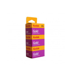 Confezione da 3 pellicole a colori Kodak Gold GB 200 135 mm - 36 esposizioni