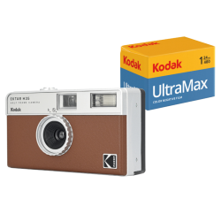 Pack Appareil Photo Argentique Kodak Ektar H35 + 1 Pellicule Ultramax 400 ISO 24 Poses