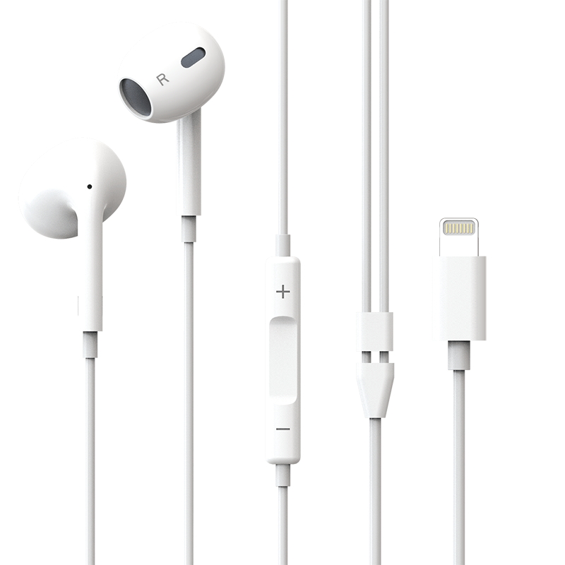 White Earphones Kodak 210+ - Lightning Connector