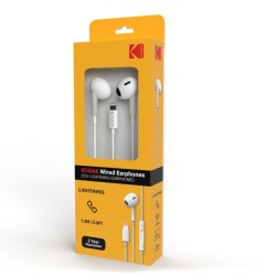 White Earphones Kodak 210+ - Lightning Connector