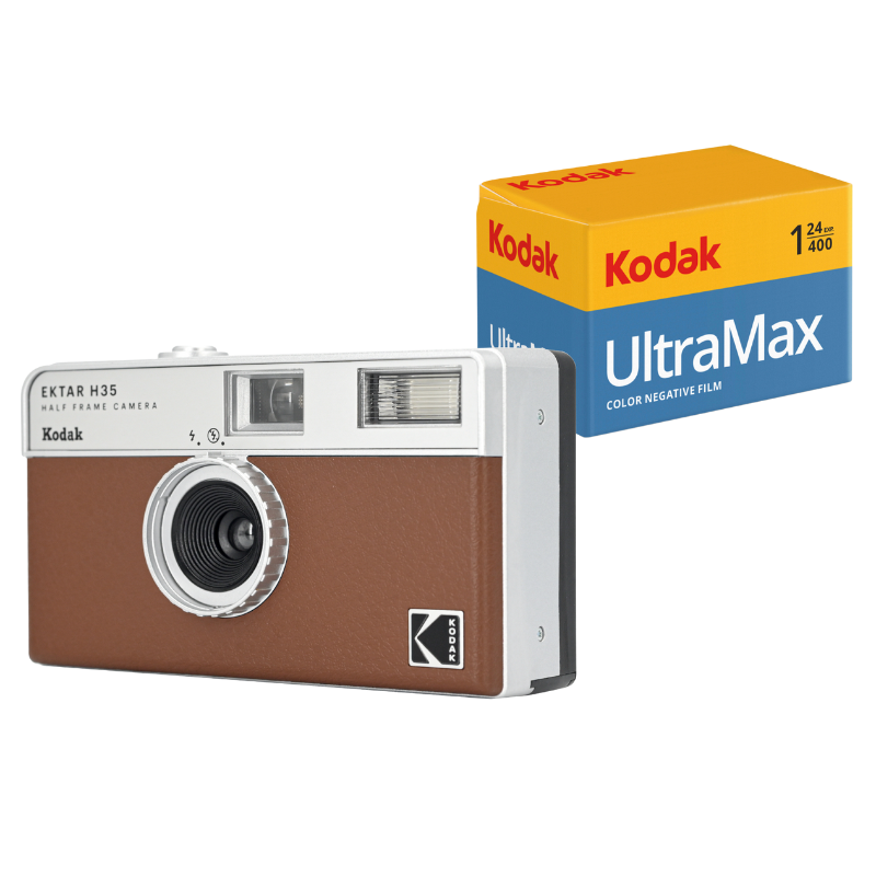 Pack Film Camera Kodak Ektar H35 + + 1 film Ultramax 400 ISO 24 exposures