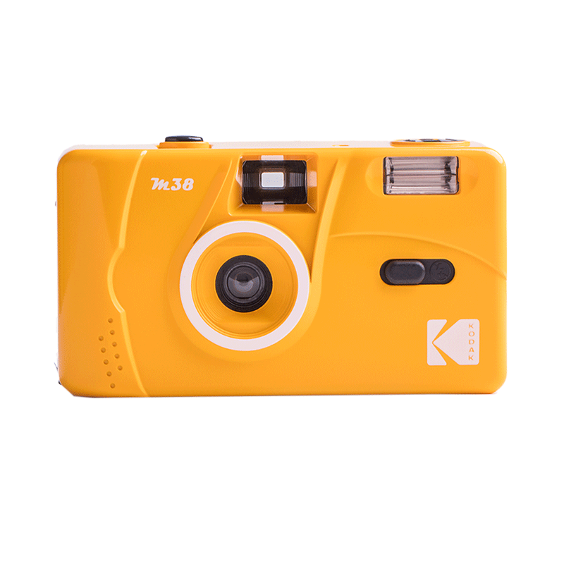 Appareil Photo Argentique Reconditionné Kodak M38 Pellicule 35mm Jaune