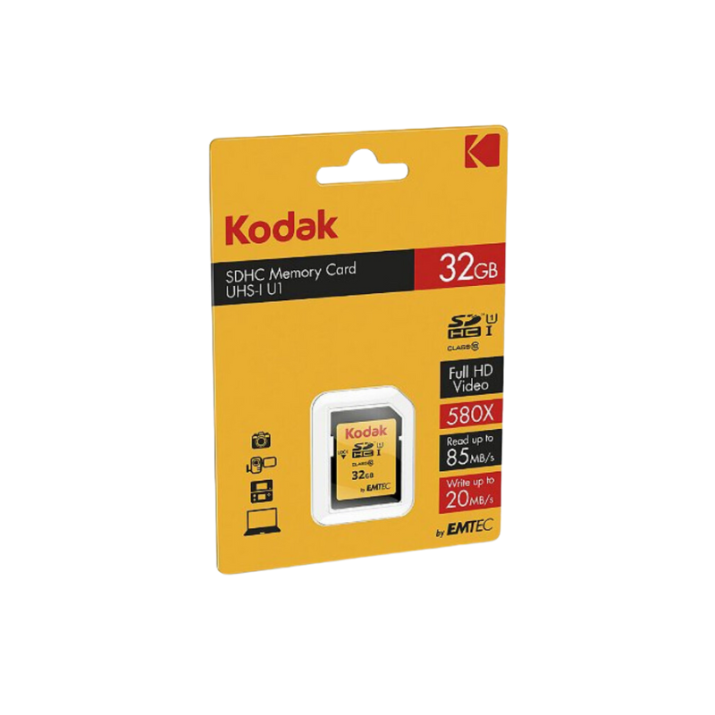 Carte Mémoire SD 32Go Kodak CLASS 10 - Kodak Officiel