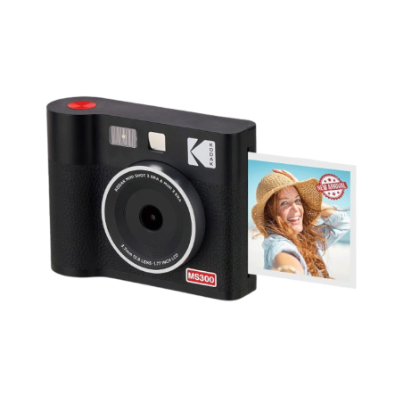 KODAK Mini Shot 3 ERA MS300 Quadrata Fotocamera Istantanea 2-in-1: Fotocamera Istantanea e Stampante Fotografica Bluetooth