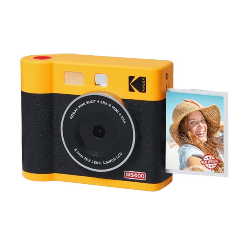 Appareil Photo Instantané Grand Format Kodak Mini Shot 4 ERA MS400 Jaune