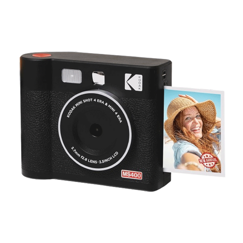 Mini Shot 4 ERA MS400 – Appareil photo instantané 4×4" + imprimante Bluetooth