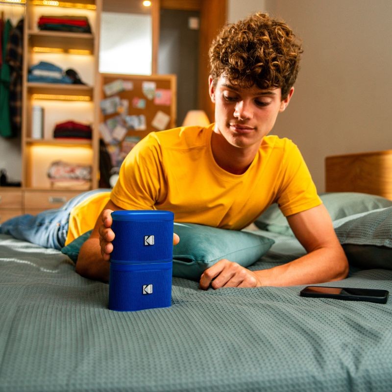 Zestaw 2 Przenośnych Kolorowych Głośników Kodak Soundbrix