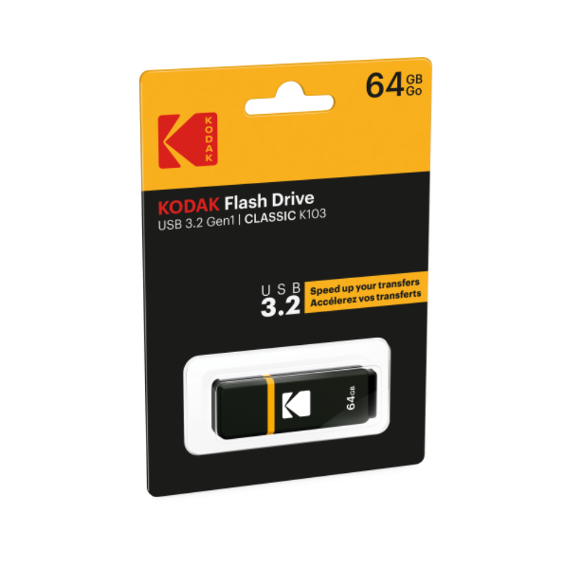 Clé USB 64Go Kodak K102 SERIES - Connexion Universelle