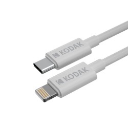 Câble Premium USB-C vers Port Lightning Kodak - Chargement ultra-rapide