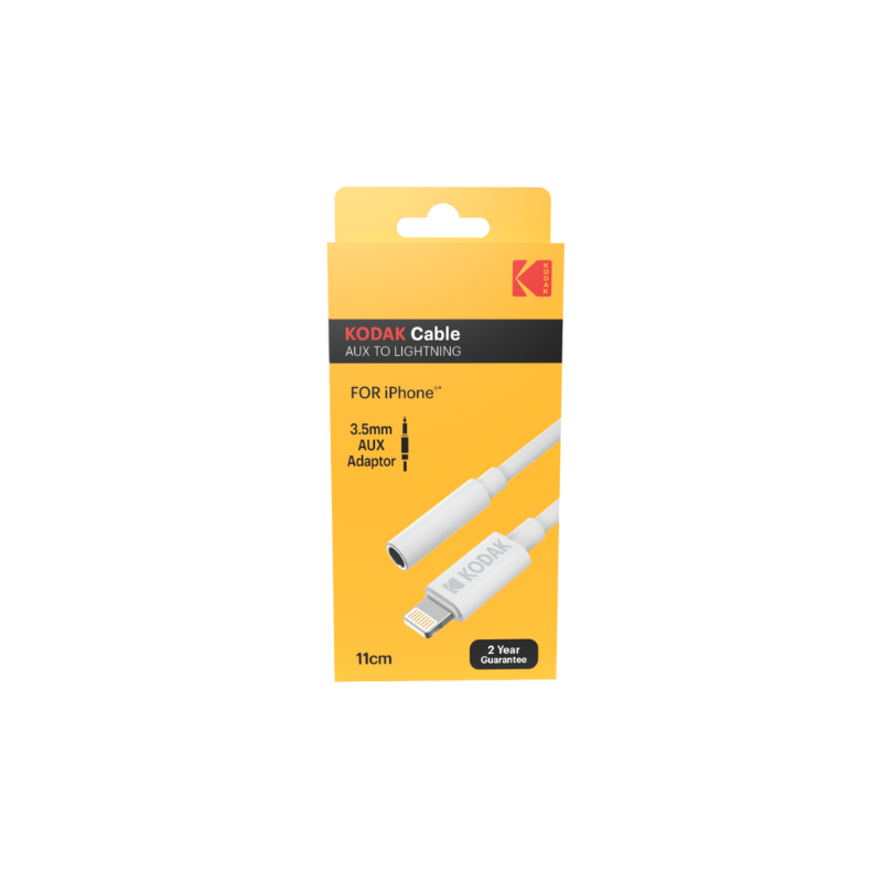 Câble Auxiliaire vers Port Lightning Kodak - Connectivité Audio