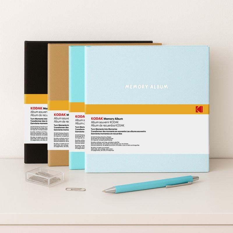 Photo Album Kodak 32.50x33cm - black cover 20 pages