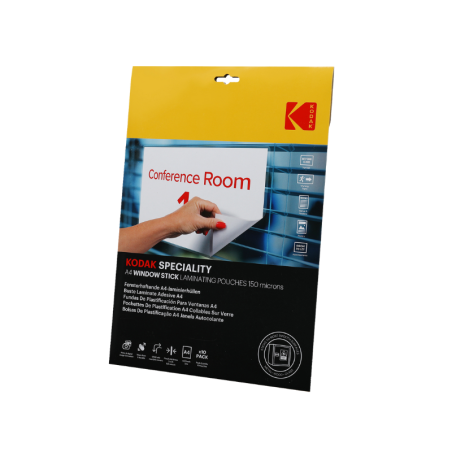 Pochette de Plastification Adhésives - Pack de 10 - Format A4 - 150 mcn