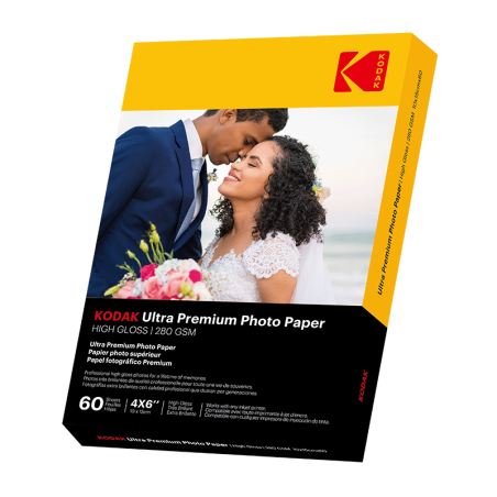 Kodak Ultra Premium Photo Paper 280gsm 4 x 6" A6 - 60 sheets