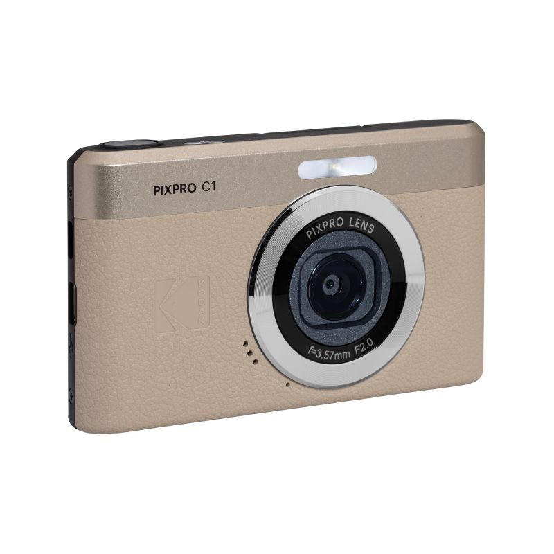 Kodak C1 Compact Digital Camera - 13MP Photo - 4x Digital Zoom - Swivel Screen