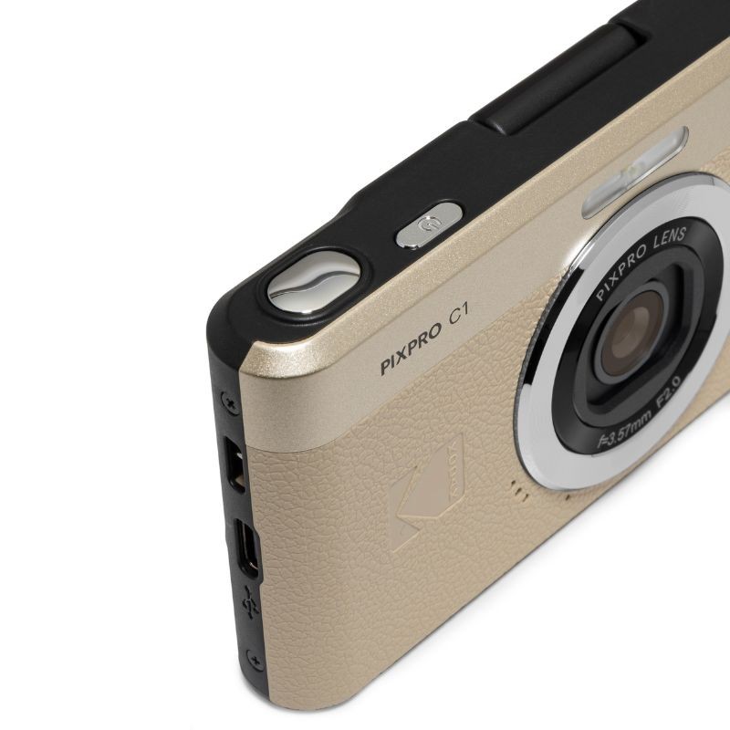 Kodak C1 Compact Digital Camera - 13MP Photo - 4x Digital Zoom - Swivel Screen