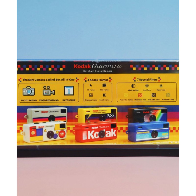 KODAK CHARMERA Appareil Photo Numérique Porte-clés – Blind Box + couleur secrète possible