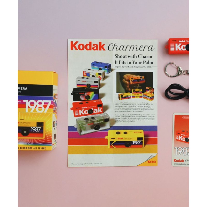 KODAK CHARMERA Cámara Digital Llavero – Blind Box + posible color secreto