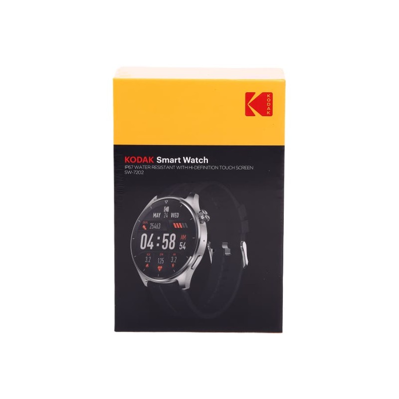 Kodak SW-7202 Bluetooth Smartwatch – 1,45” HD-Display, Gesundheits- & Sport-Tracking