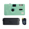 Kit Fotocamera Analogica Riutilizzabile Kodak M35 Verde Menta + Pellicola 24 Pose + Film Case – Kit Analogico