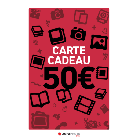 Carte Cadeau AgfaPhoto Print 50€ – Tirages Photo, Livres, Objets Personnalisés