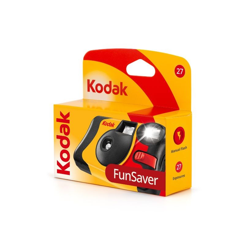 Einwegkamera mit integriertem Blitz Kodak FunSaver - 27 Farbfotos.