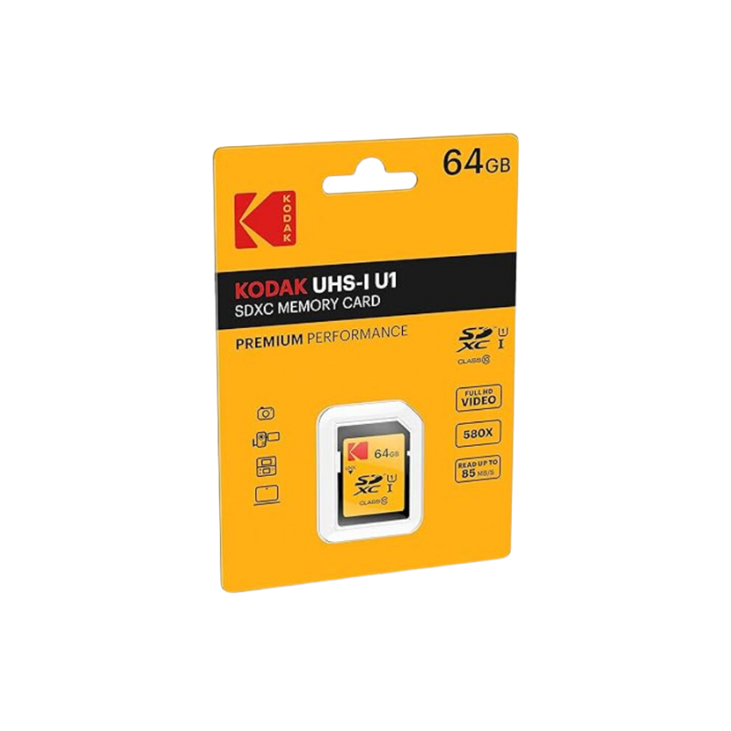 Carte Mémoire SD 64Go Kodak CLASS 10 - Kodak Officiel