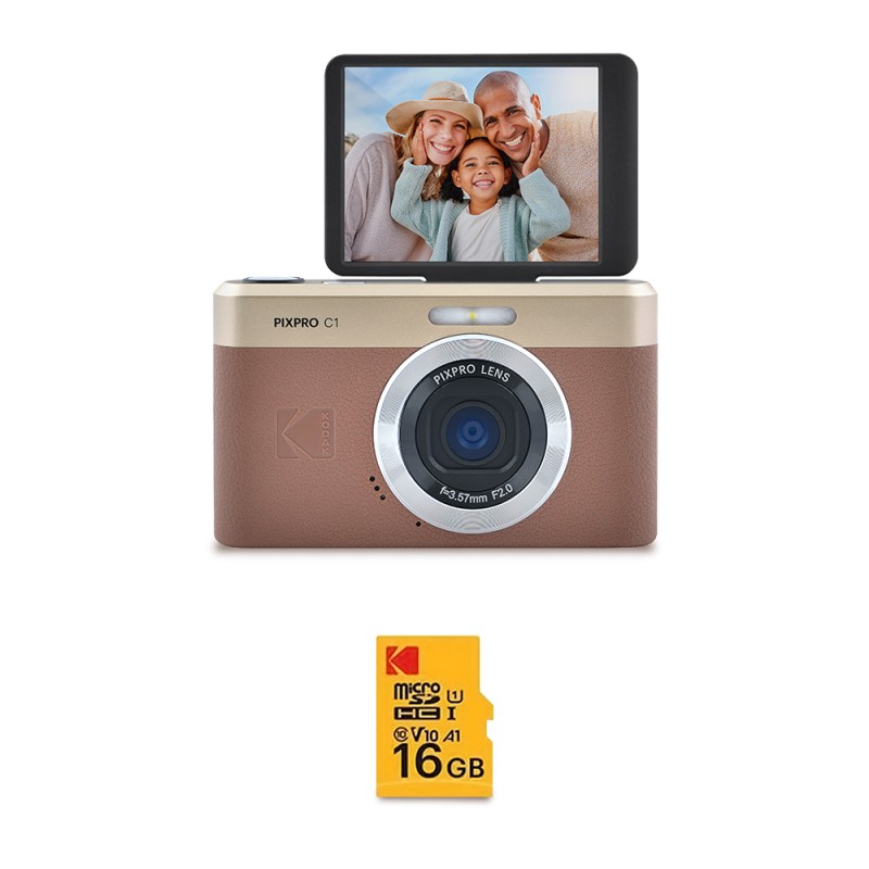 Pack Pixpro C1 Appareil Photo Compact + Carte microSDHC 16 Go