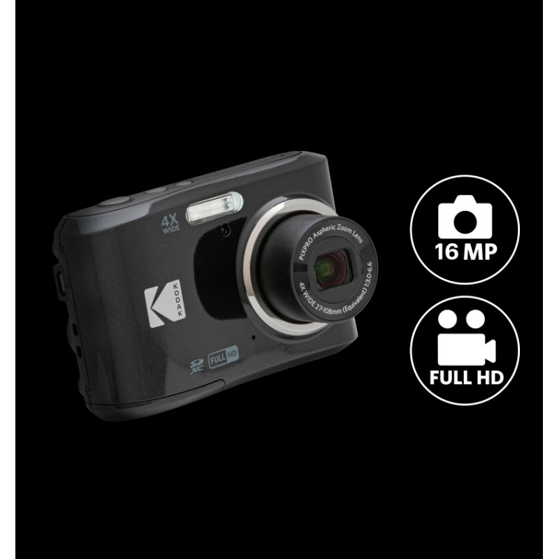 Compact Camera Kodak PixPro FZ45 - 4X Optical Zoom - Kodak Official