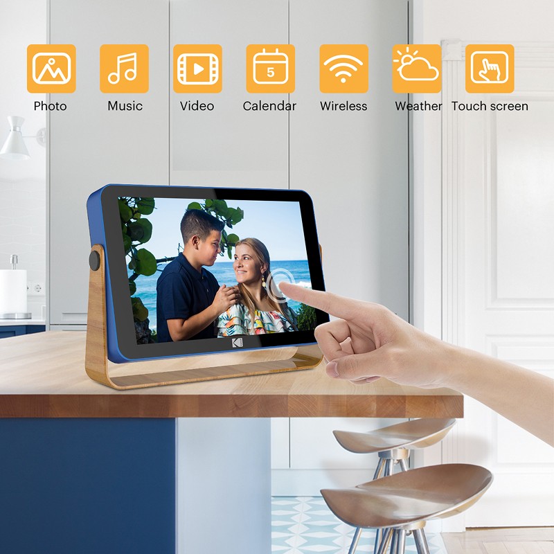 Cornice fotografica digitale RWF-108V Wifi - 32GB di memoria interna