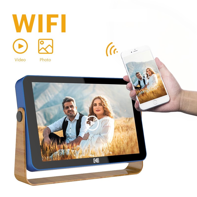 Cornice fotografica digitale RWF-108V Wifi - 32GB di memoria interna