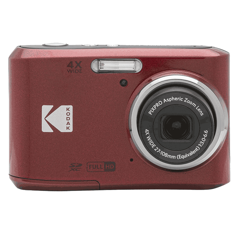 Appareil photo compact Kodak PixPro FZ45 - Zoom Optique 4X Rouge