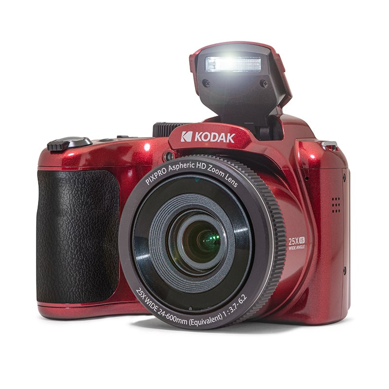Kodak Pixpro AZ255 Fotocamera Bridge 16MP Zoom 25x – Include Custodia E SD 32GB, Video Full HD, Grandangolo 24mm, Schermo 3", Bianca - 2